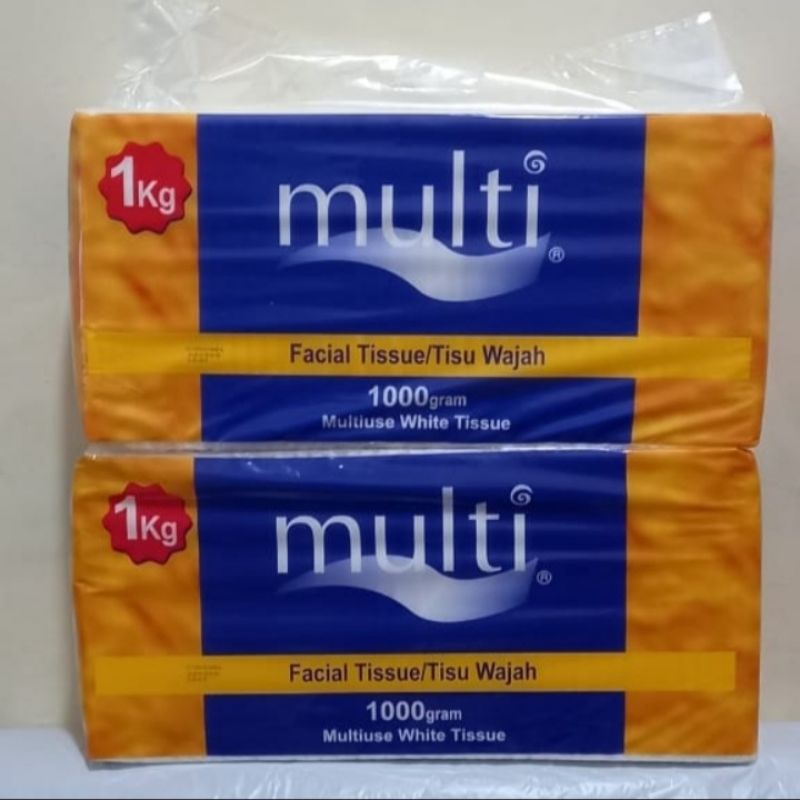 MULTI Facial Tissue / Tisu wajah 1000 gram / 1 kg