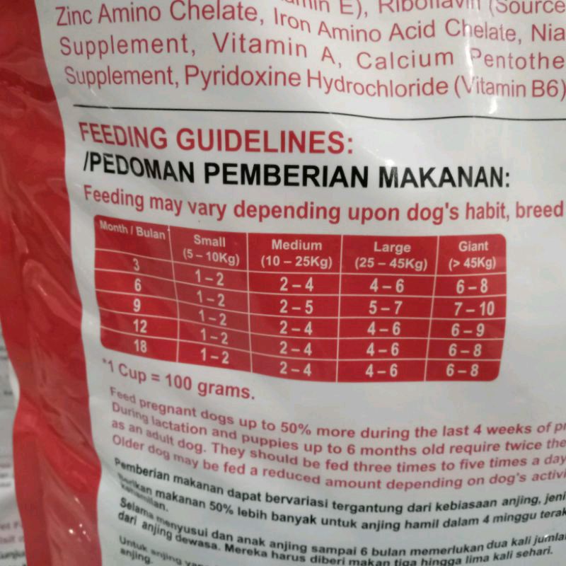 Best In Show Puppy Formula Real Lamb Taste 18kg  ( GO-jek only) makanan anakan anjing good dogfood lamb