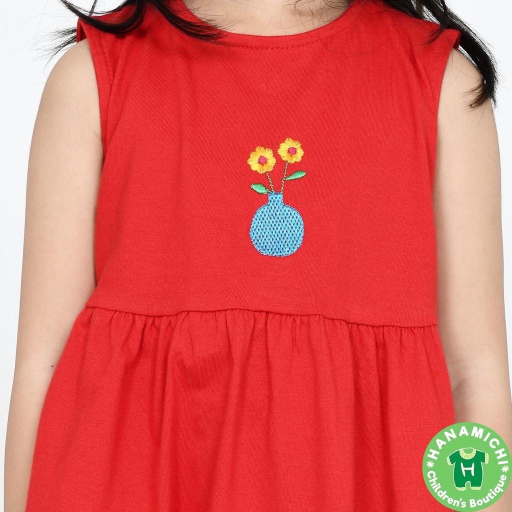 Hanamichi RIVA Dress Anak Premium Tanpa Lengan Sleeveless Balita