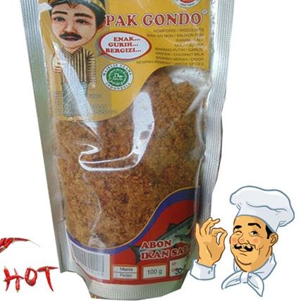 

SALE✅HoSake Abon Salmon Pak Gondo Net 100 Gram NON MSG Sehat|RA8