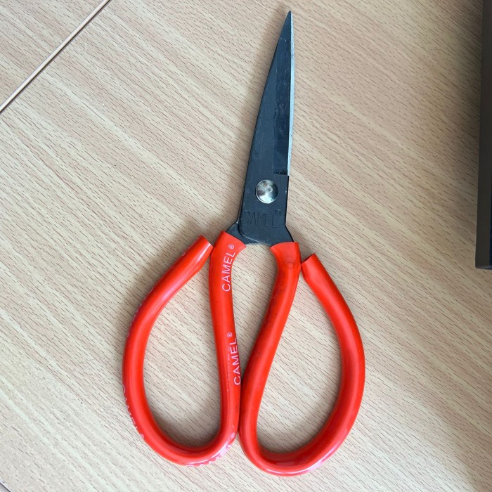 

Sale Camel Gunting Seng / Gunting Kodok Alloy Steel Scissors (Size #2) Hemat