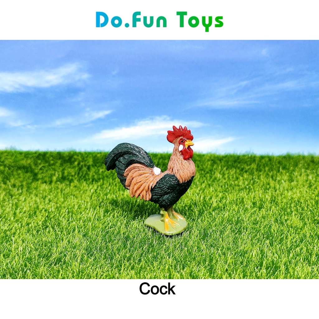 Animal Figurine | COCK / Mainan Miniatur Binatang Ayam Jantan