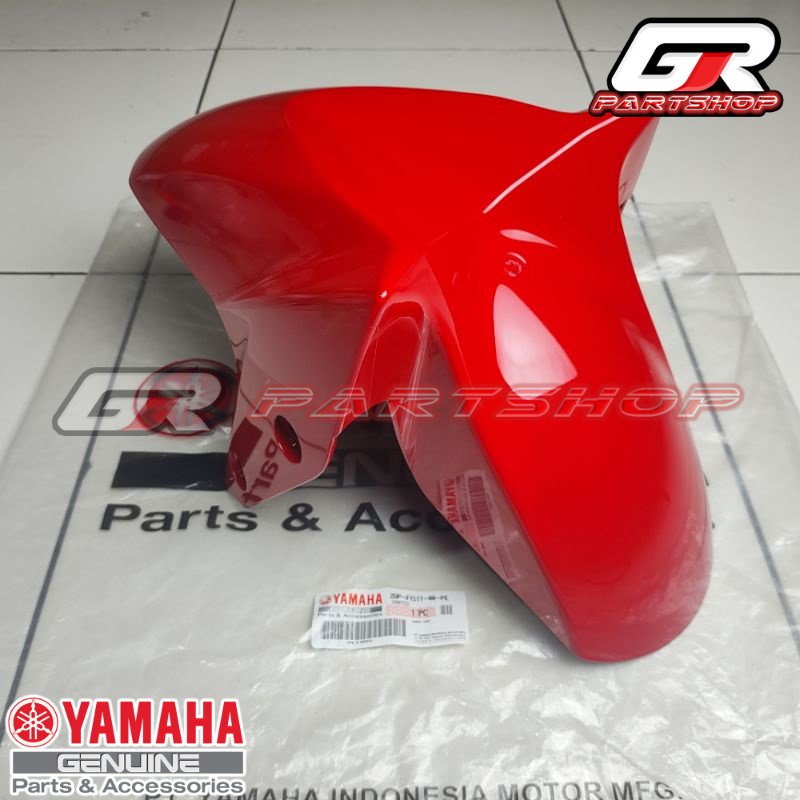 SPAKBOR DEPAN MERAH FERRARI 2DP-PE NMAX OLD ORIGINAL YAMAHA SLEBOR ORI YGP MERAH CABE