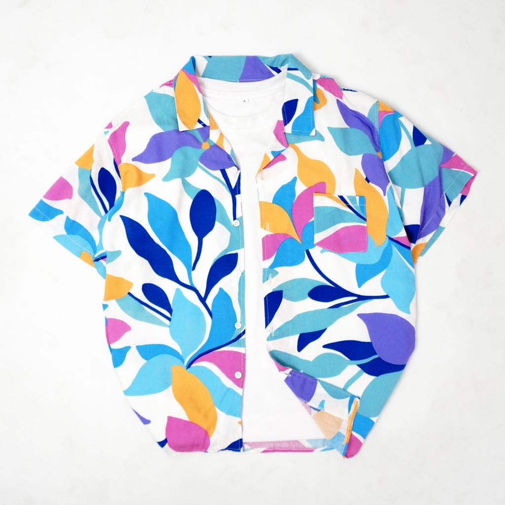 Amspro Kemeja hawai kemeja pantai kemeja casual kemeja santai Pt-01