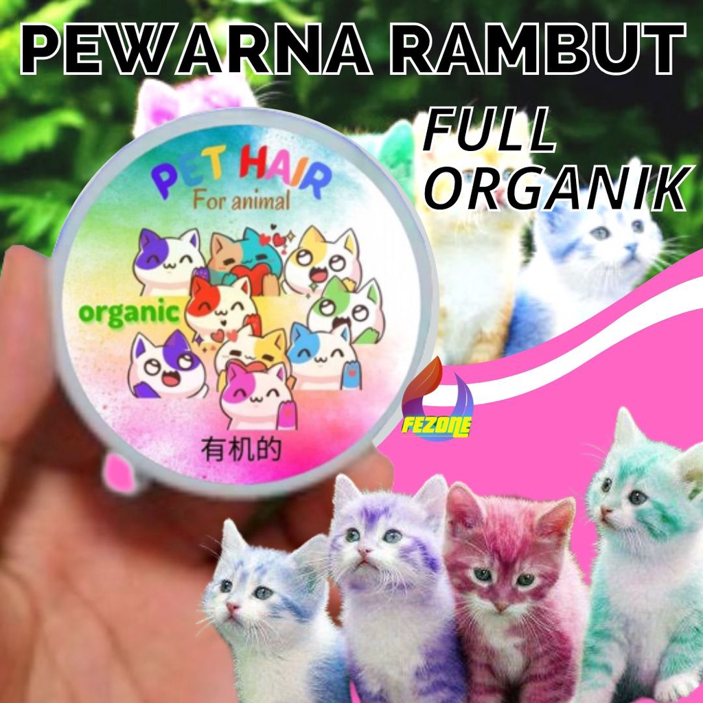 Cat Warna Semir Rambut Bulu Kucing Pet Hair Coloring Pet Hair FEZONE