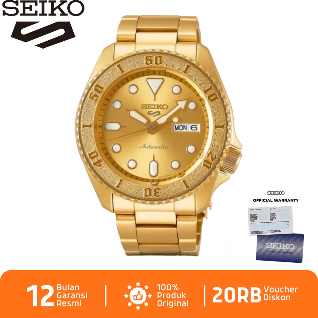 Seiko 5 Sports SRPE74 Jam Tangan Pria Seiko 5 Automatic SRPE74K1 Stainless Steel Strap