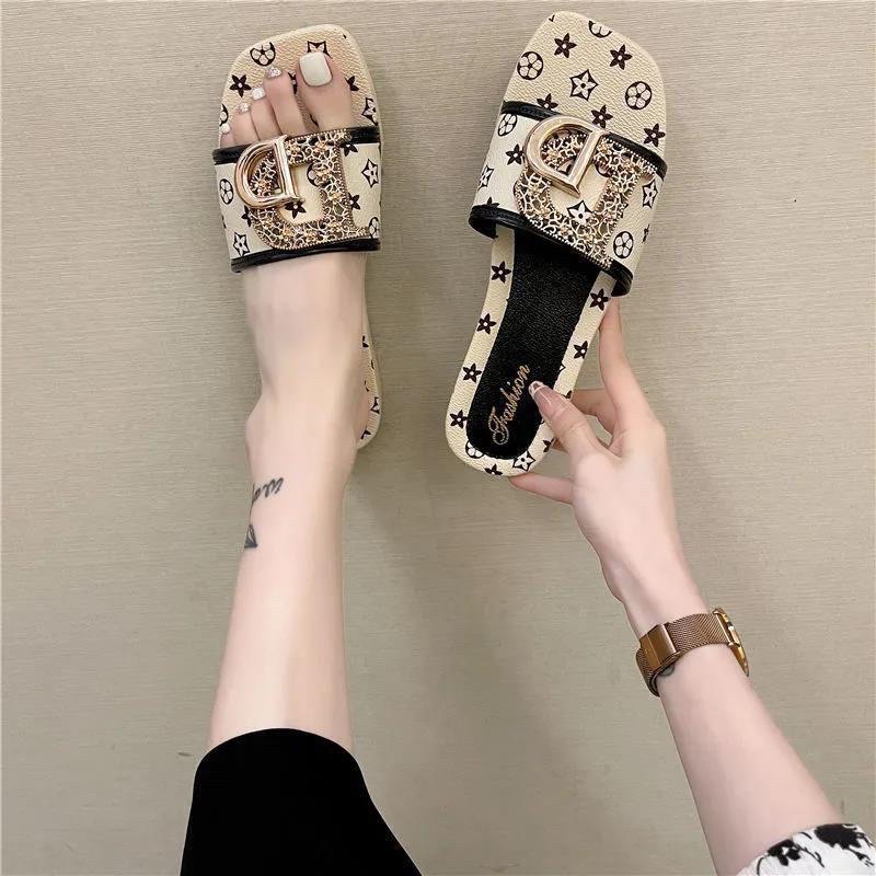 SA007 SANDAL FASHION WANITA WEDGES WANITA SLIP ON WANITA