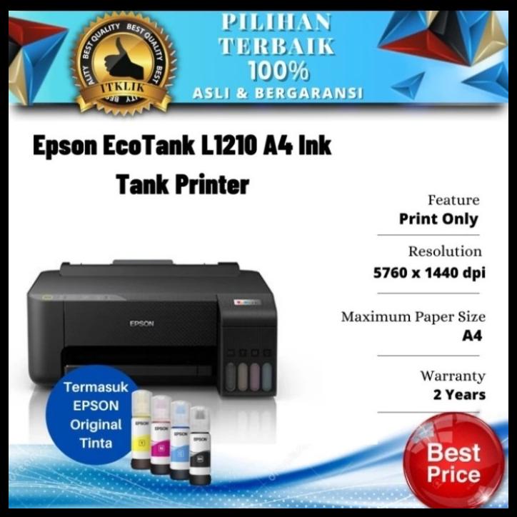 Produk Baru Ink Tank Printer Epson L1210 Ecotank Print Only