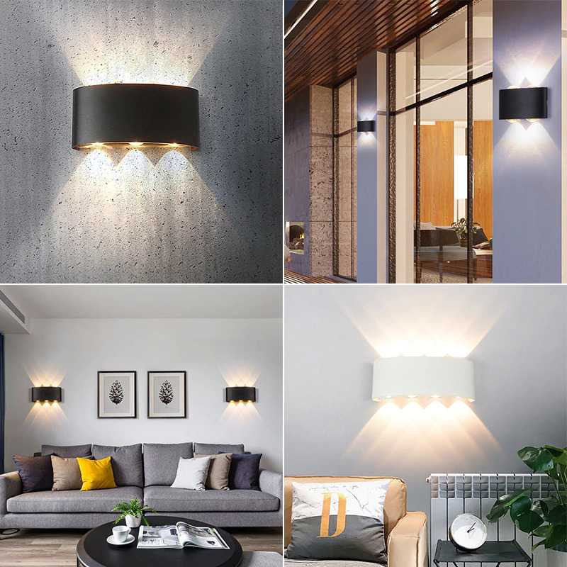 ARS - MARPOU Lampu Hias Dinding LED Aluminium 6W 6 LED Cool White - 366-6