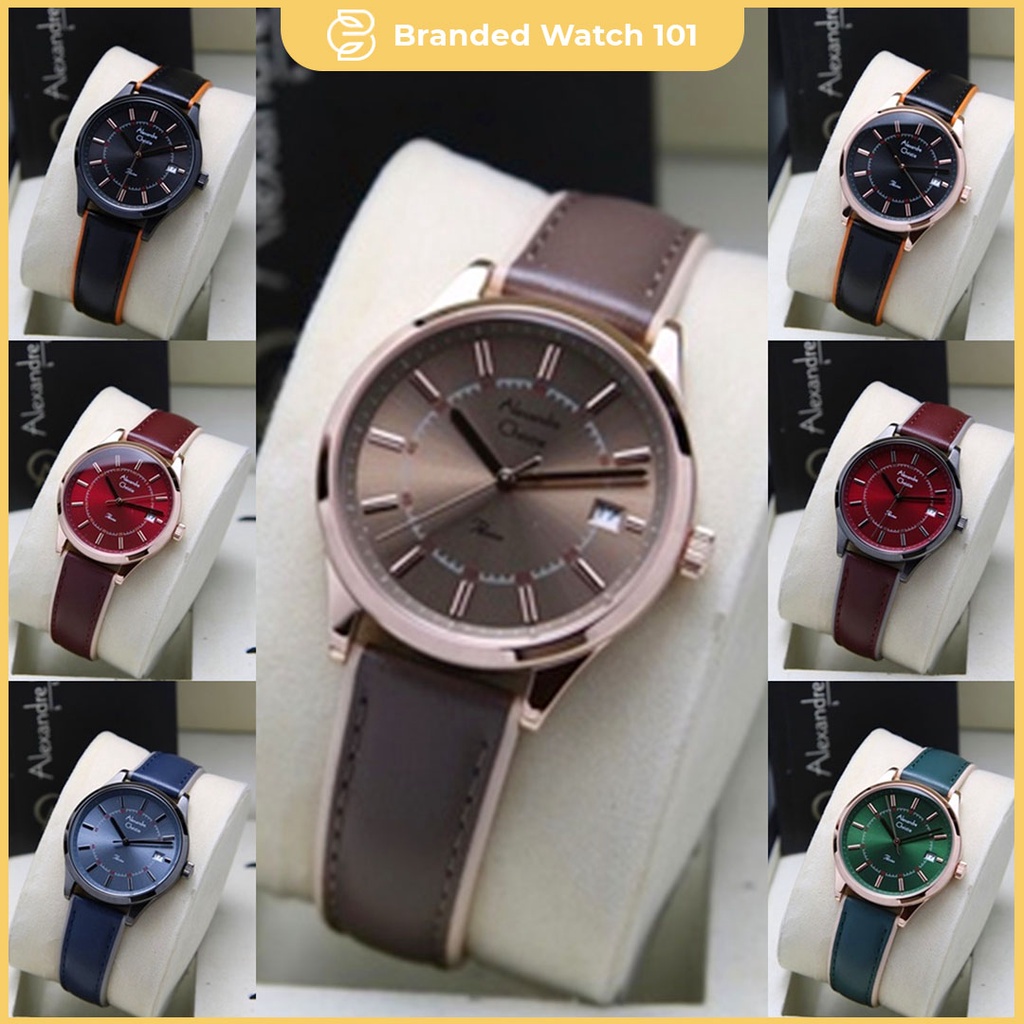 ORIGINAL Jam Tangan Wanita Alexandre Christie AC 2973 / AC2973 / 2973 Garansi Resmi 1 Tahun, Leather