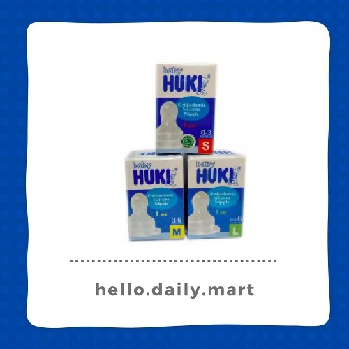 BABY HUKI NIPPLE GEPENG /PENTIL DOT HUKI GEPENG/NIPPLE DOT