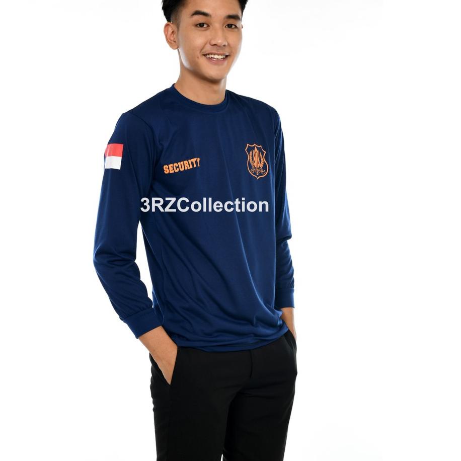 Big Sale Security Satpam Kaos Satpam Lengan Panjang Kaos Security Panjang Leher Standar Baju Kaos Se