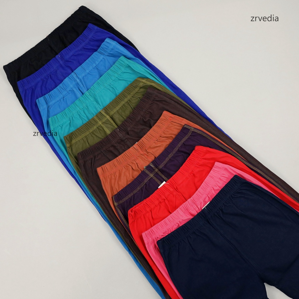 Legging Jeans uk Normal Tanpa Kantong / fit to L kecil Celana Panjang Polos Dewasa Jeans Tebal Ketat