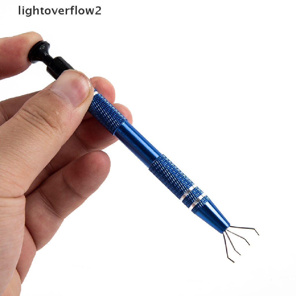 (lightoverflow2) 4pcs / set Brush + Pinset + Switch Stem Holder Untuk Keyboard Mekanik MX (ID)