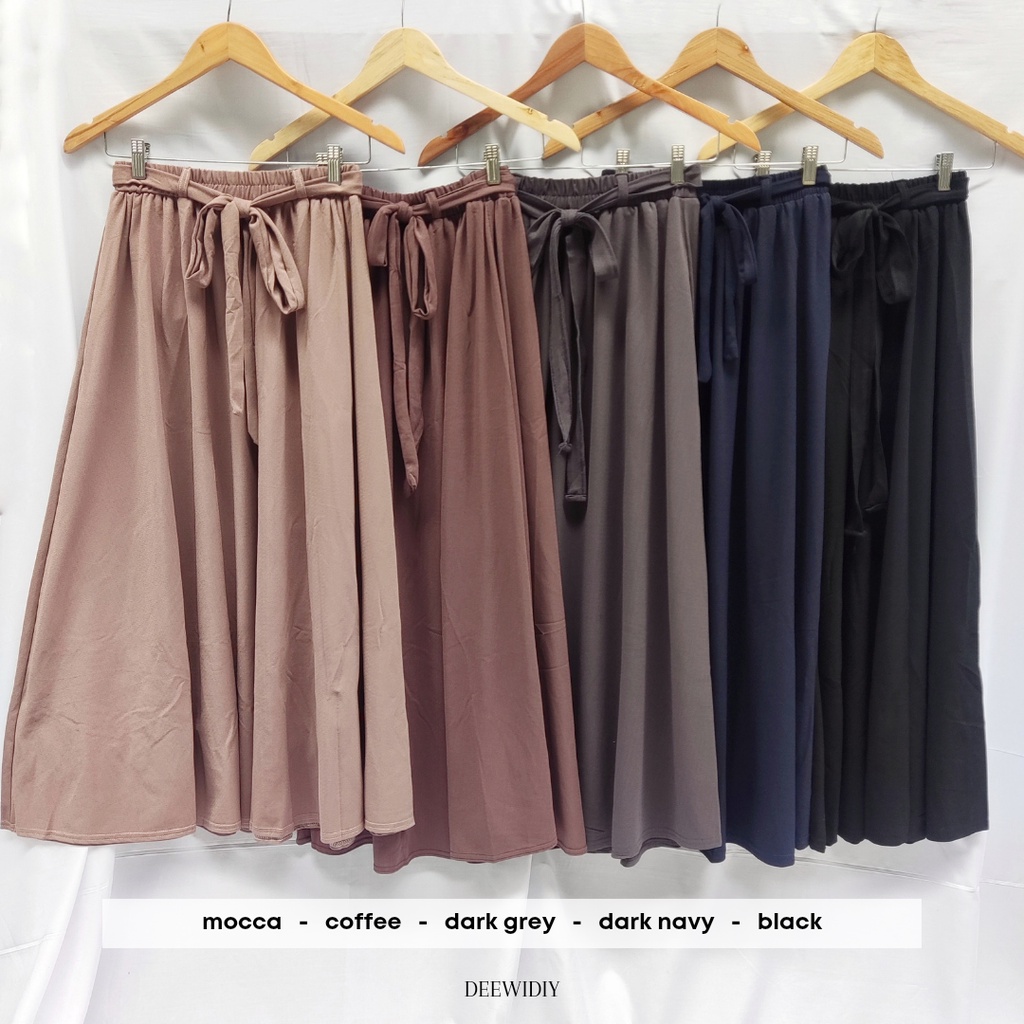 ROK PAYUNG PANJANG WANITA - RIBBON SKIRT DEEWIDIY