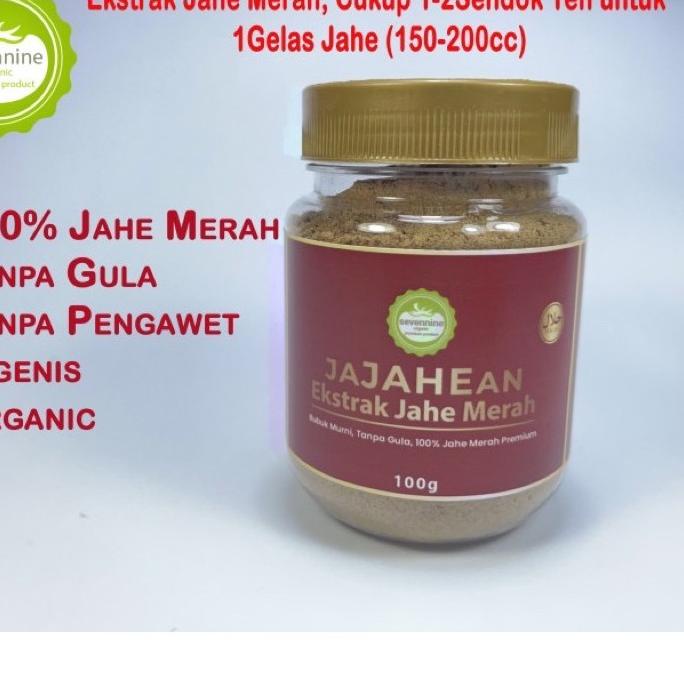 

10.10 SALE Jahe Merah Ekstrak Bubuk Murni Tanpa Gula Original - Jajahean 