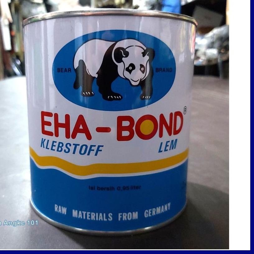 

limited STOCK!Lem Kuning Eha Bond 1kg Utk Kulit Busa Karet HPL Vinyl|KD5