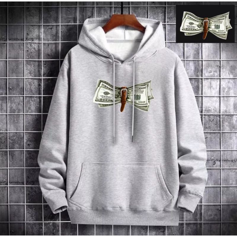 HOODIE PRIA MONEY HOODIE DISTRO PRINTING BISA COD