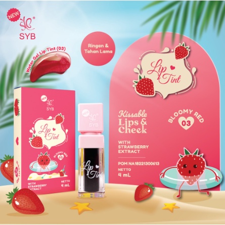 SYB Lip Tint | Lip Gloss | Water Gel 4 ml