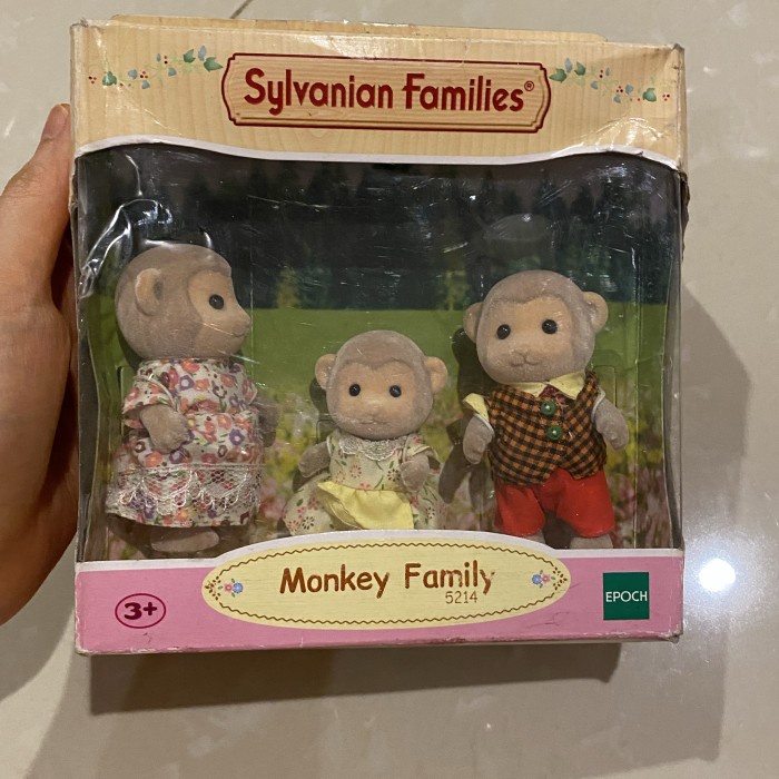 Update Sylvanian Family Monkey Family Limited
