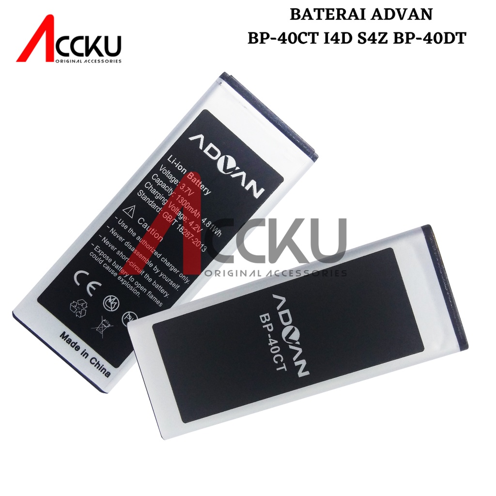 [ ADVAN BP-40CT ] Baterai Battery Advan i4D Advan S4Z Batre Baterei Battery Baterai Advan BP 40DT