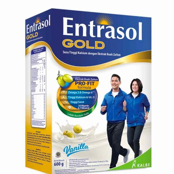 

[ COD ] ENTRASOL GOLD VANILA BOX 600G