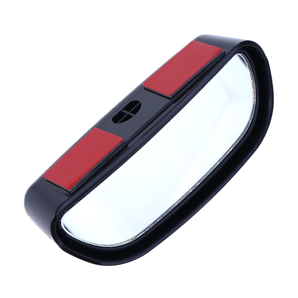 Rebuy Car Reversibel Aid Mirror Rotasi Universal Aksesoris Mobil Alat Bantu Parkir Persegi Panjang HD Kaca Blind Spot Mirror