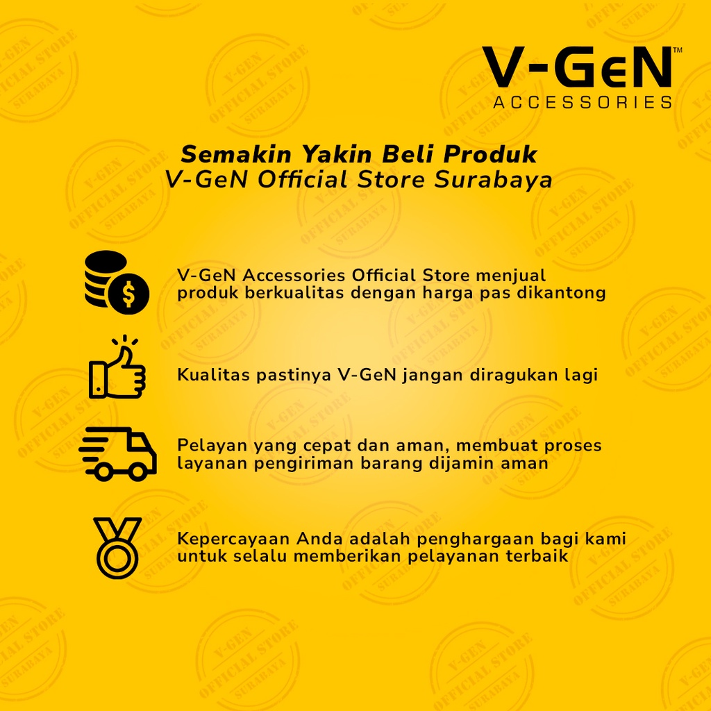 Powerbank V-GeN Rescue V10K24 10000mAh Fast Charging QC PD 20W Type C