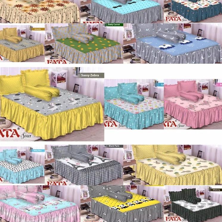 "BSK.18Oc22l" SPREI RUMBAI FATA 180X200 160x200 ibiza safari kaktus black forest lovela margaritha g