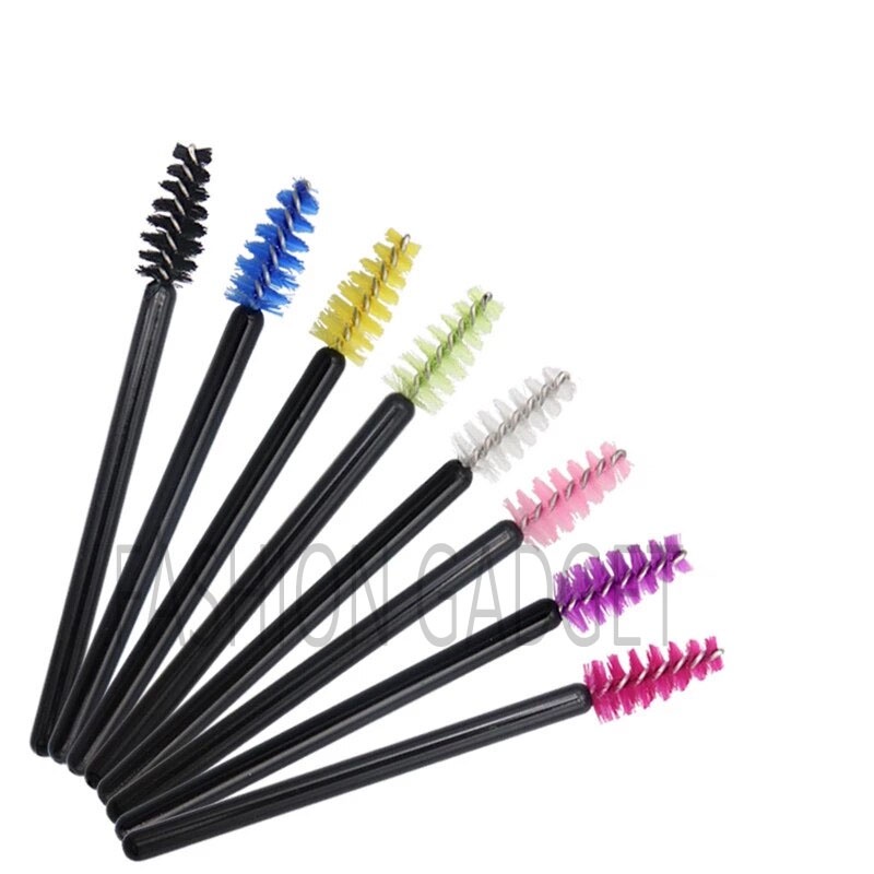 Kuas Maskara Brush Mascara Sikat Maskara Wand Tongkat Maskara Sisir Maskara Kuas Alis Kuas Bulu Mata Sikat Alis Spuil Spuli - Warna Acak