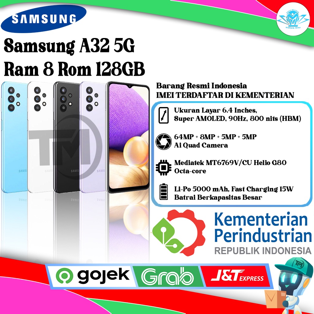 Samsung A32 5G Ram 8 Rom 128GB