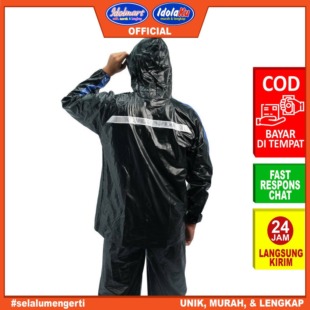 IDOLAKU Jas Hujan Jaket Celana Plevia 510 Ranger Raincoat Dewasa Pria Wanita Unisex - Plevia Semarang