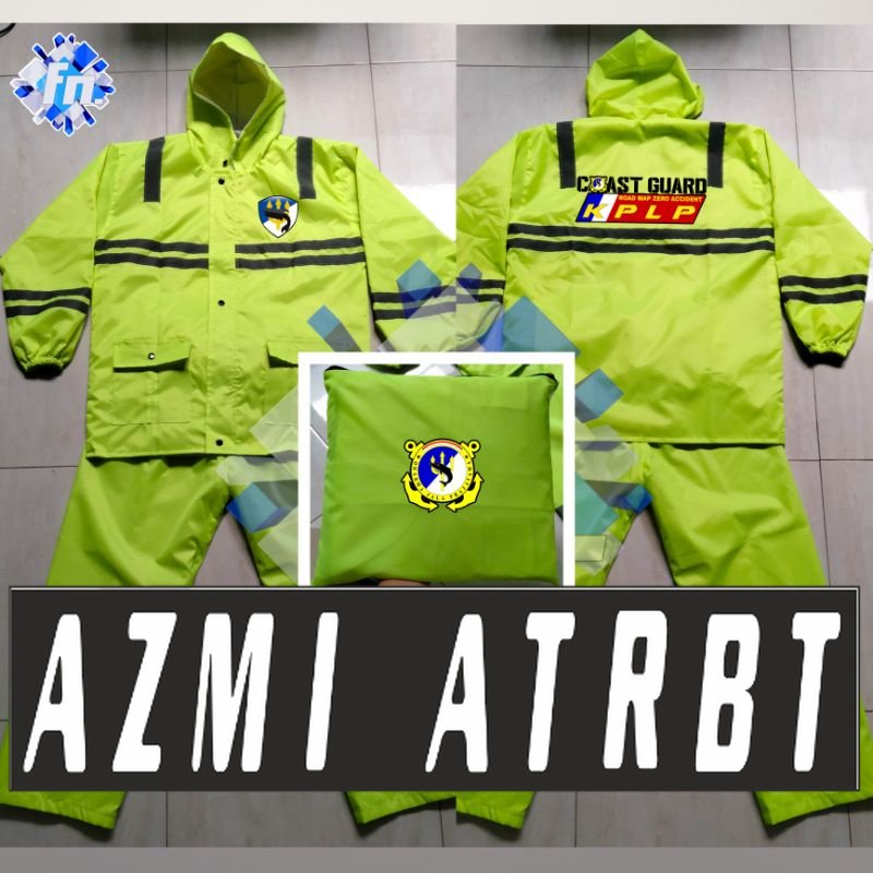 JAS HUJAN BAHAN TASLAN WP BAJU HUJAN COASTGUARD DISHUB COAST GUARD KPLP