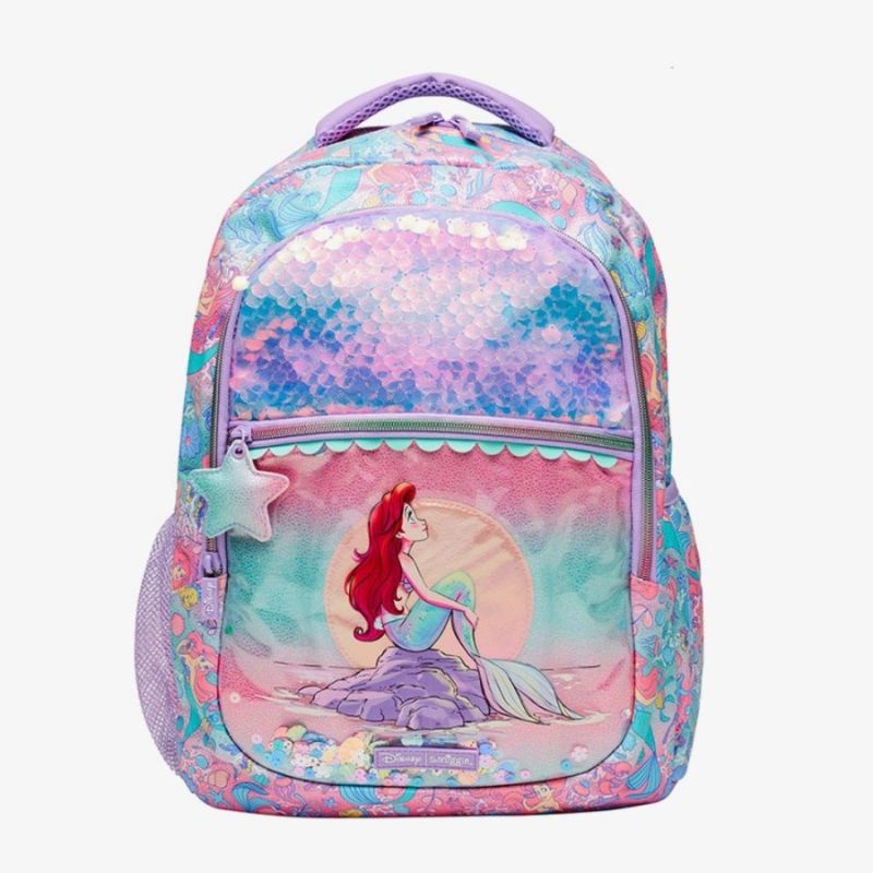 smiggle original/tas smiggle/smiggle disney/backpack smiggle ariel