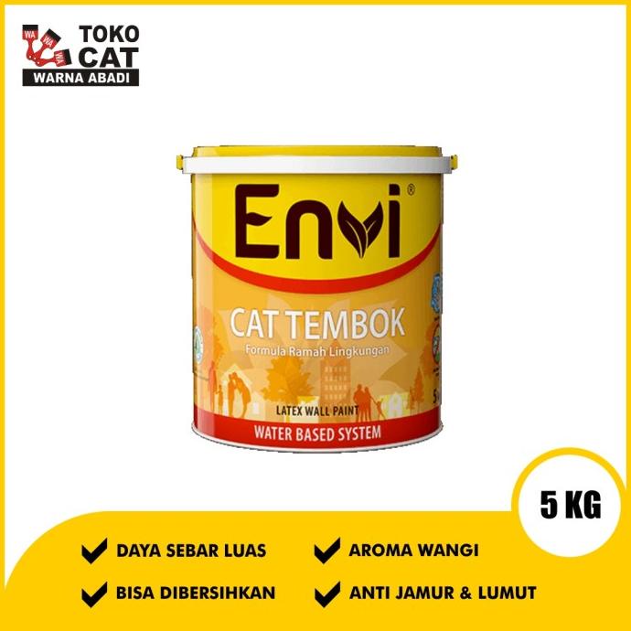 Cat Tembok Envi 5 Kg / Cat Wangi