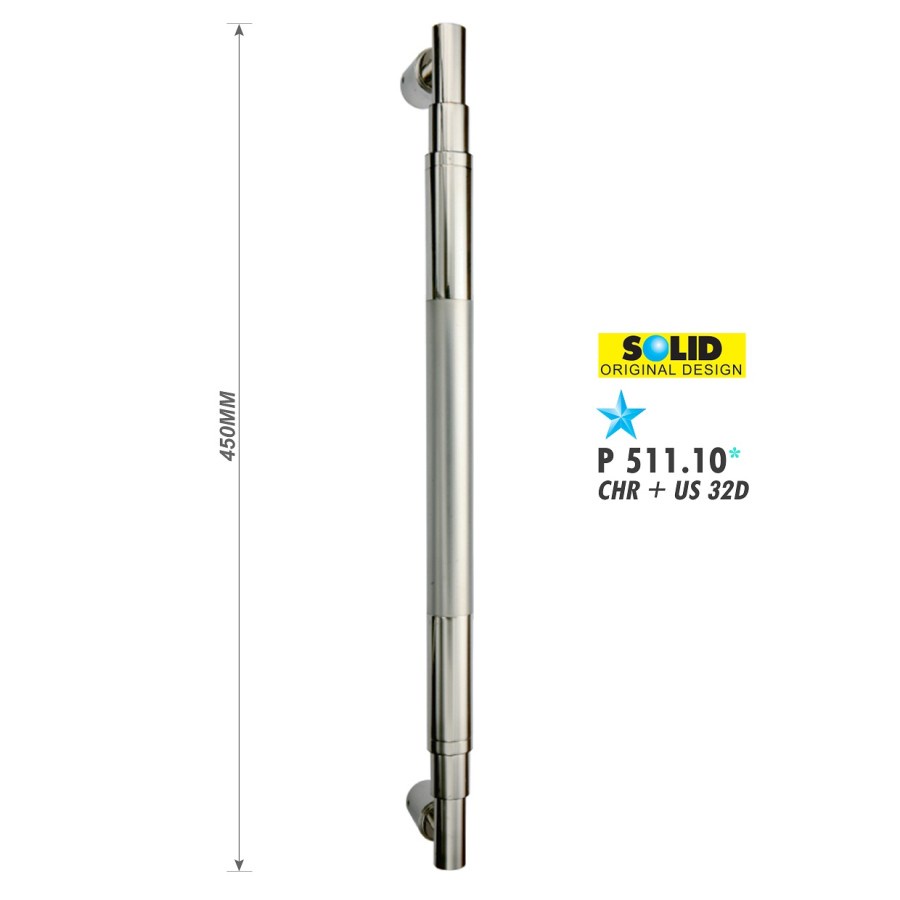 GAGANG PINTU/PULL HANDLE / HANDLE PINTU SOLID P 511.10