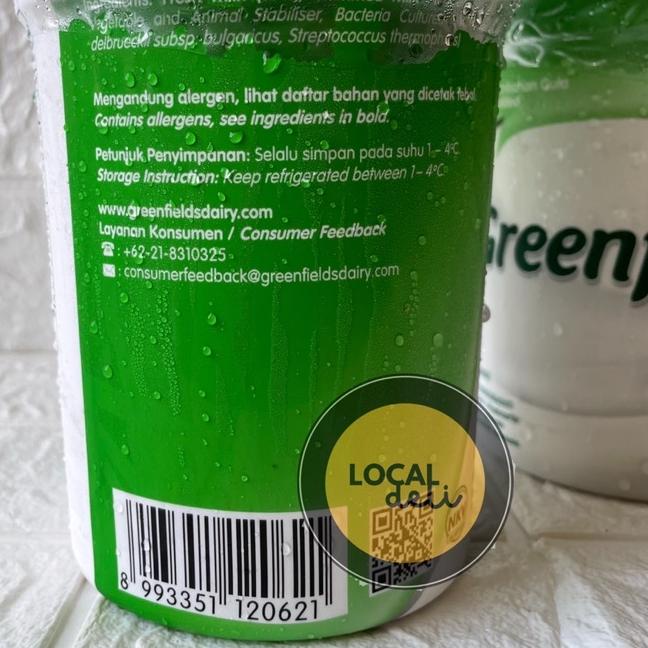 

11.11✔️Greenfields Yogurt Plain 1kg / Yogurt Greenfields Plain 1kg / Greenfields Yoghurt Plain 1kg|SQ9