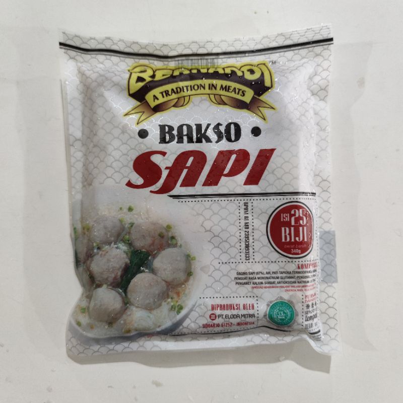 

BERNARDI bakso sapi halus isi 25s 340gr