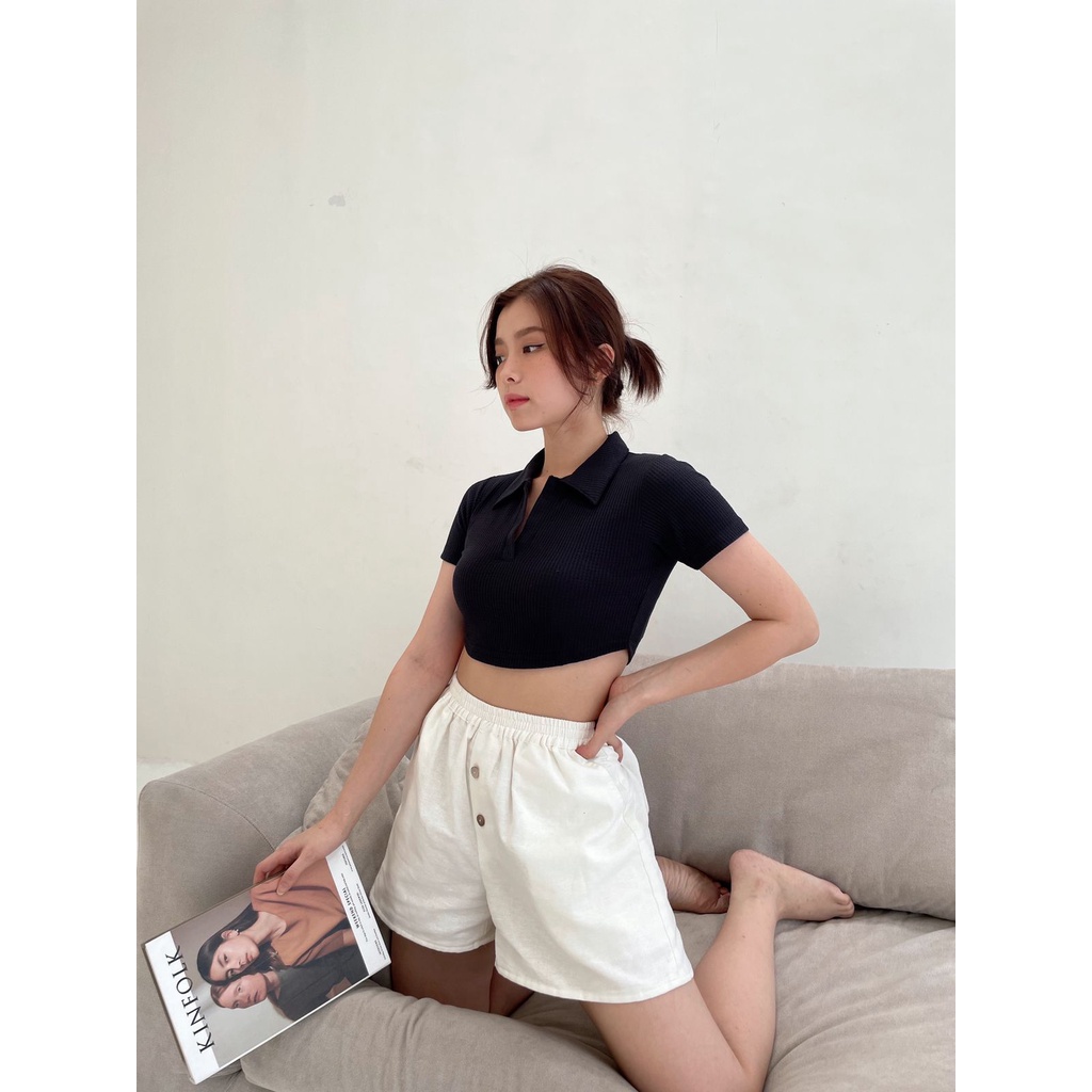 POTTIE - Odelle Crop Top - Atasan Crop Wanita