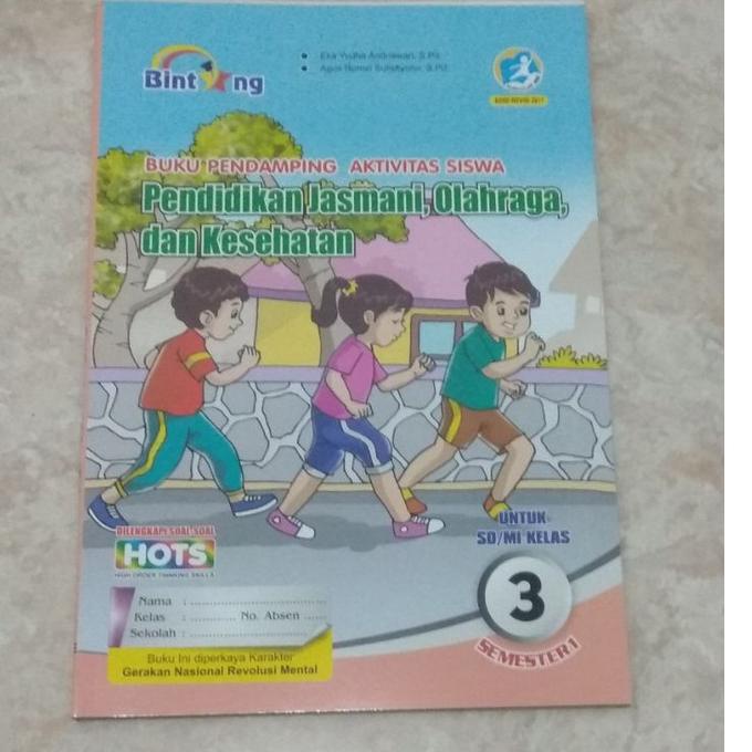Garansi Belanja Buku PJOK HOT BINTANG SD semester 1 Kls 1,2,3,5,6