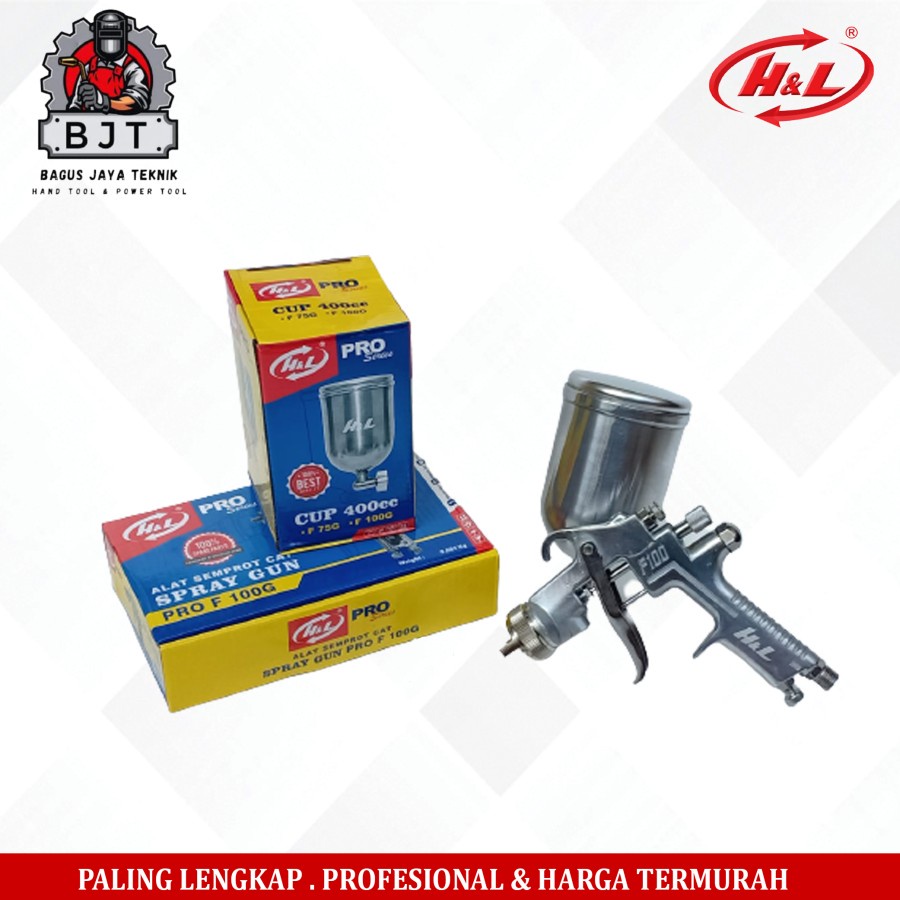 HL spray gun H&L pro F-100 Semprotan cat HL 400cc