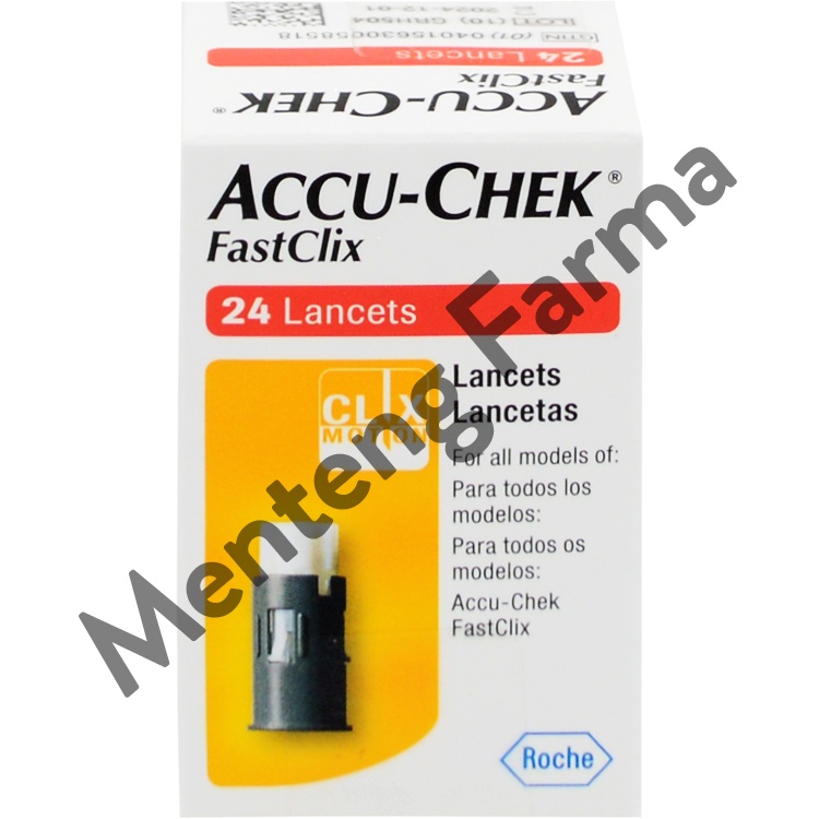 Accu-Chek Fastclix 24 Lancets - Jarum Lancet Sekali Pakai