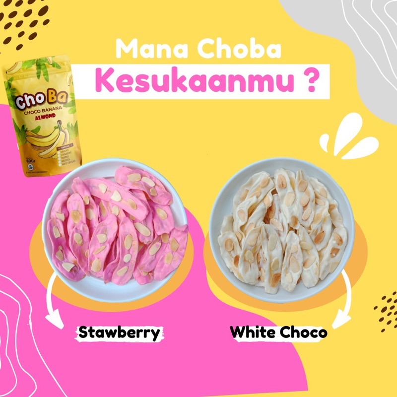 

Choba Paket Duo Strawberry, White Choco