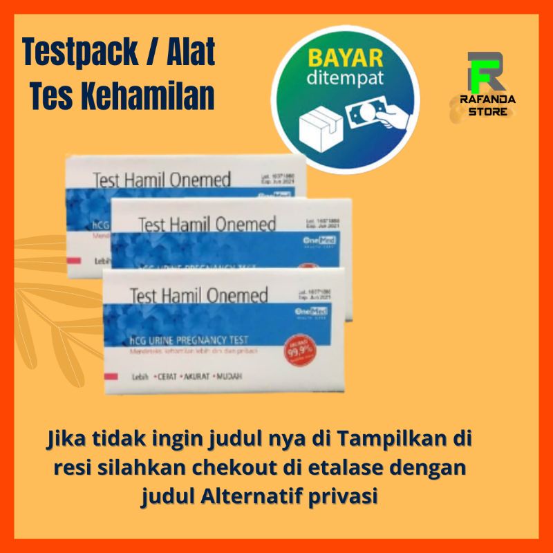 Testpack / Test pack / Tes pack / Tespek  Alat Tes Kehamilan Hamil Instan Onemed