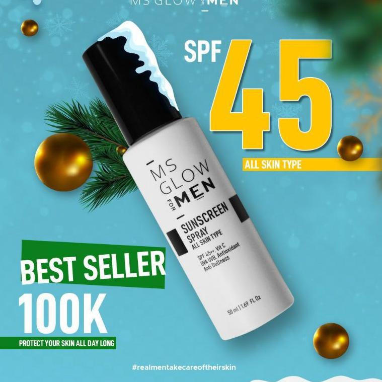 CAF.18Oc22r ‑ MS GLOW FOR MEN Ms Glow Men Paket Skincare Pria Perawatan Wajah Cowok Serum Pencerah S