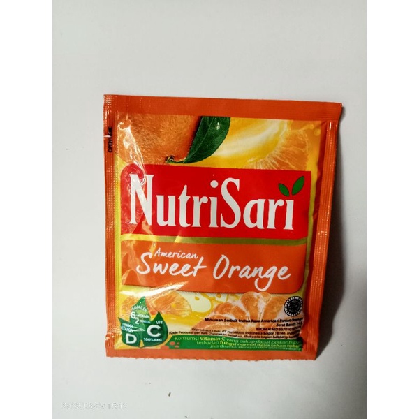 

Nutrisari minuman serbuk instan kemasan sachet dijual eceran