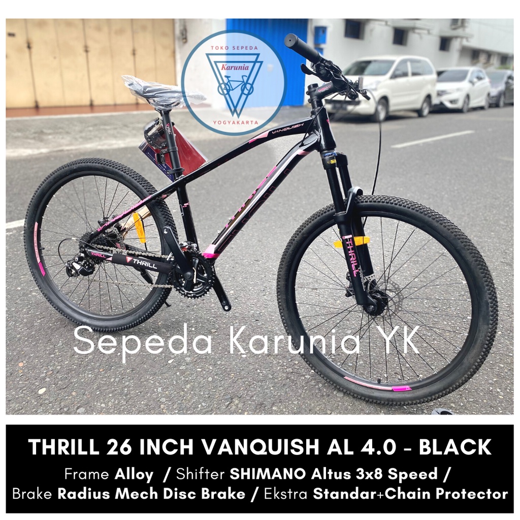 MTB 26 inch Thrill Vanquish 4 / 4.0 - Sepeda Gunung