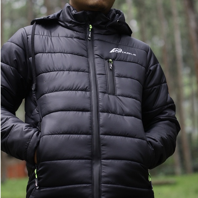 JAKET PUFFER PORTABLE LENGAN PANJANG ORIGINAL