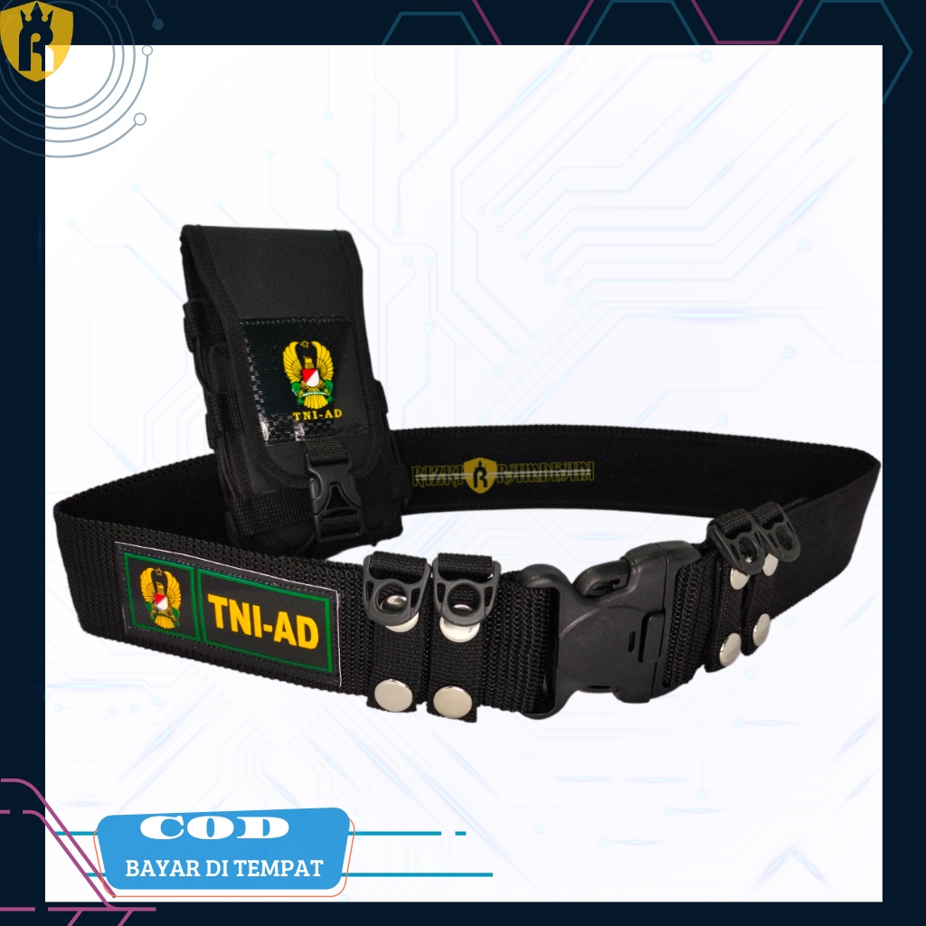 KOPEL TNI AD SABUK BLACKHAWK SARUNG HP TACTICAL TNI AD