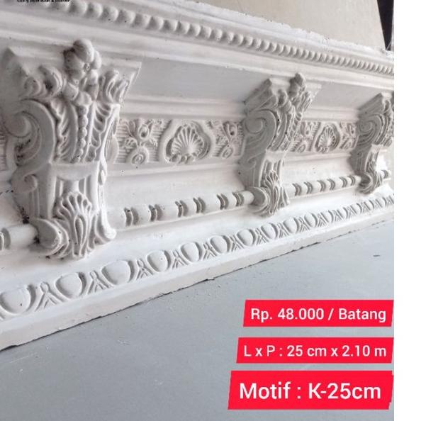 Jual List Gypsum Motif K Cm Motif Jumbo List Profil Plafon Gipsum Murah Gipsumsemper